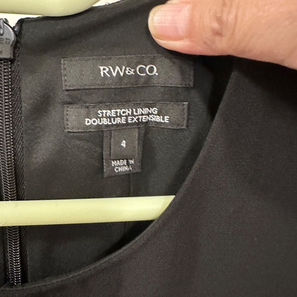 *BNWT* RW&Co Black dress - Size 4 - Picture 4 of 5
